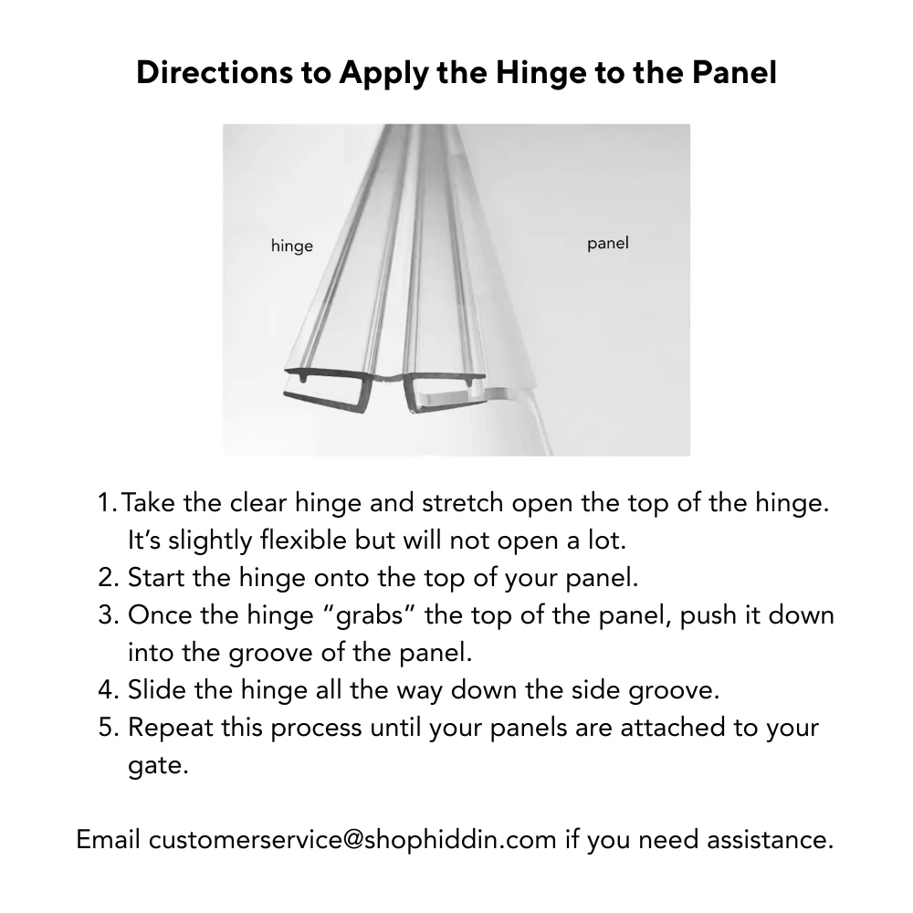 Slide On Hinge for Tall & Low Zig Zag Gate - Image 5