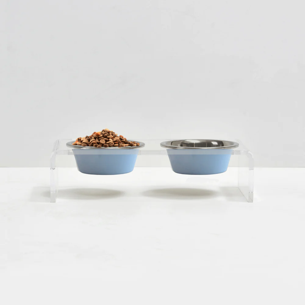 2 Tone Light Blue Metal Bowl Set - Image 7
