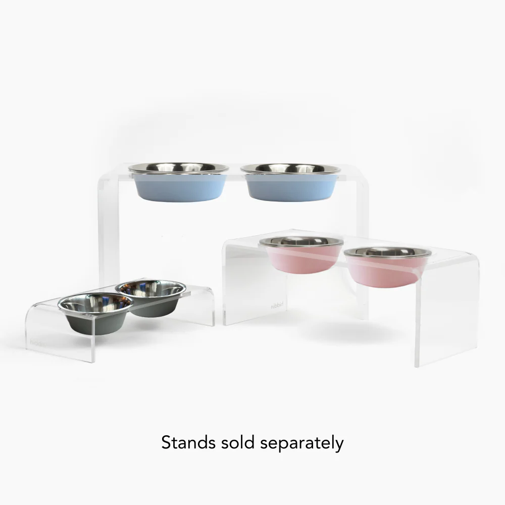2 Tone Light Blue Metal Bowl Set - Image 9