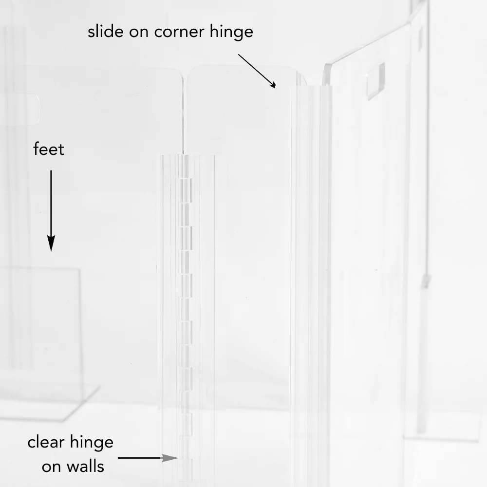 Clear Pet Playpen, 24" High with Door - Image 16