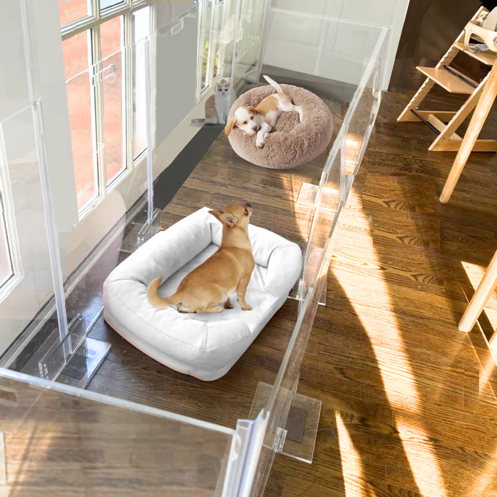 Clear Pet Playpen, 32" High with Door - Image 21