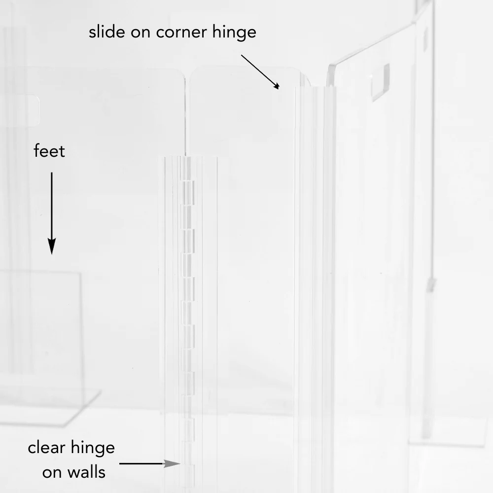 Clear Step-Over Pet Playpen , 24" High - Image 11