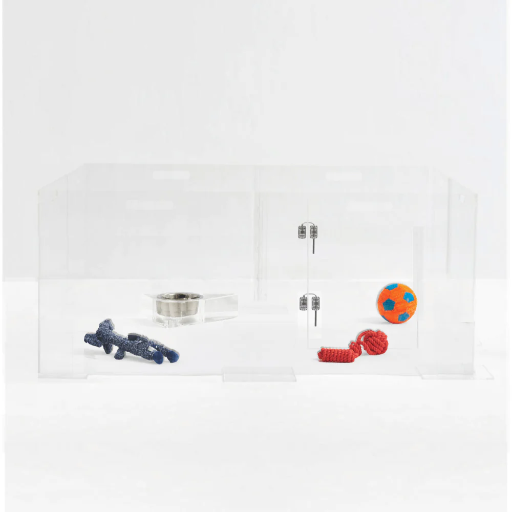 Clear Pet Playpen, 24" High with Door - Image 10