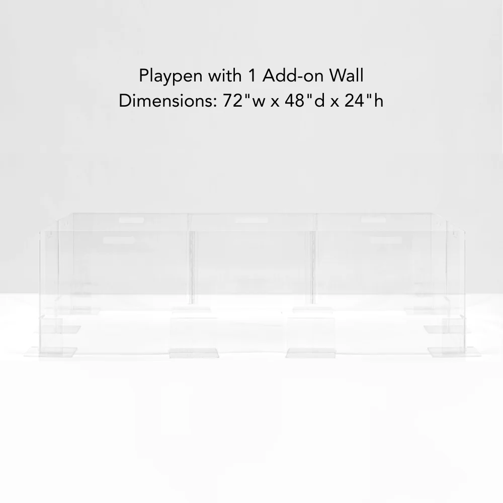 Clear Step-Over Pet Playpen , 24" High - Image 15