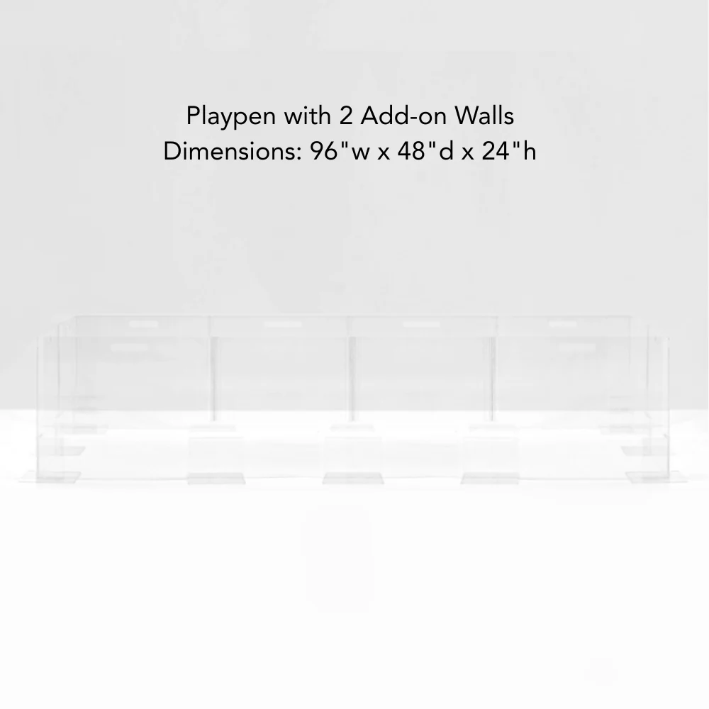 Clear Step-Over Pet Playpen , 24" High - Image 16