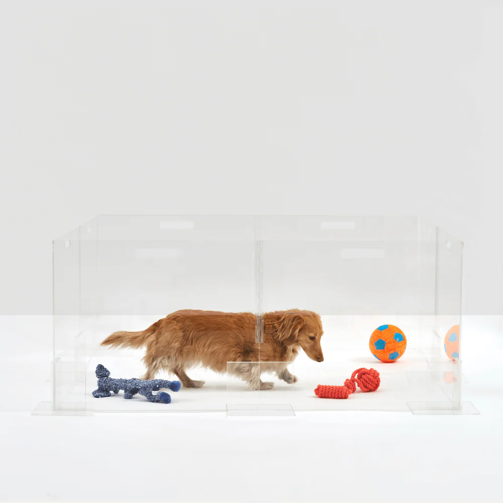 Clear Step-Over Pet Playpen , 24" High - Image 4