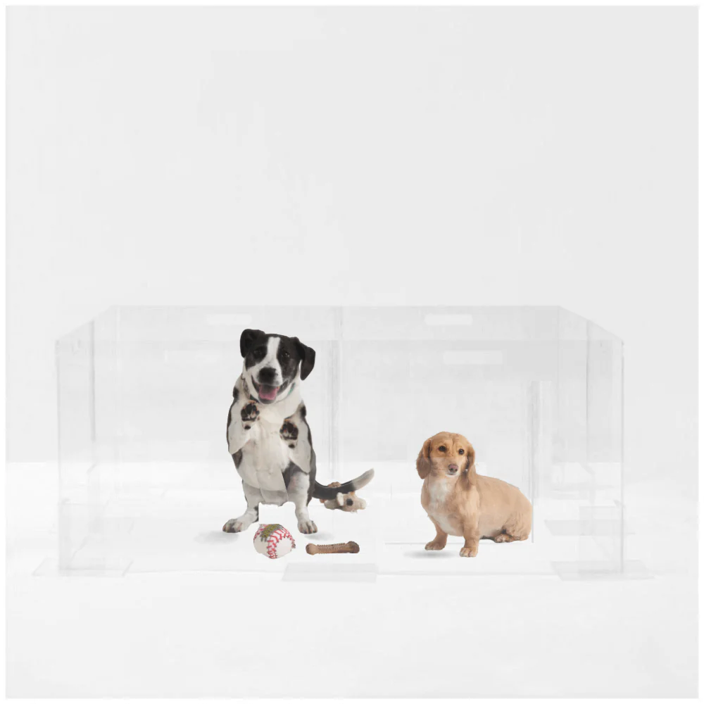 Clear Step-Over Pet Playpen , 24" High - Image 8