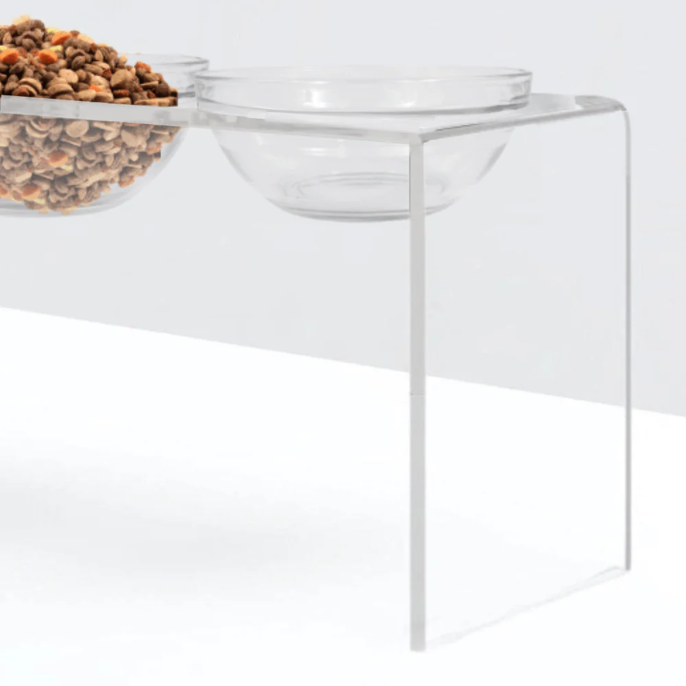 Tall Glass Bowl Feeder - Image 12