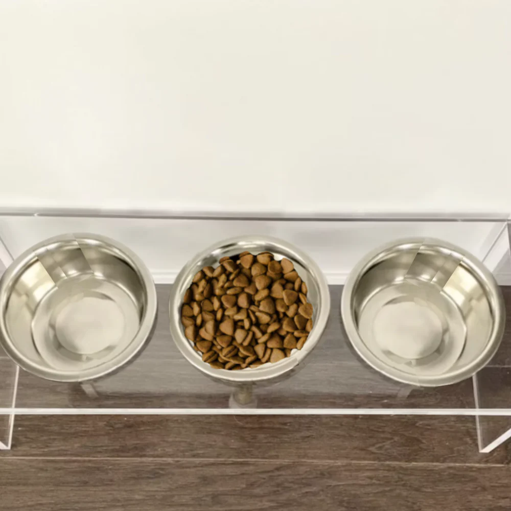 Medium Triple Silver Feeder - Image 18