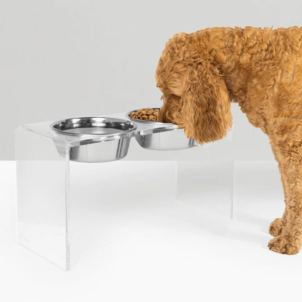 Tall Silver Double Feeder - Image 12