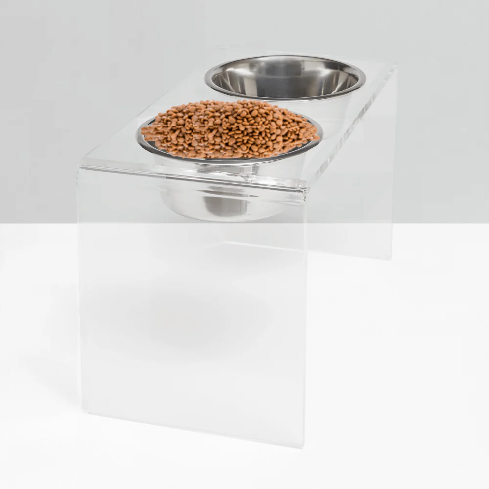 Tall Silver Double Feeder - Image 5