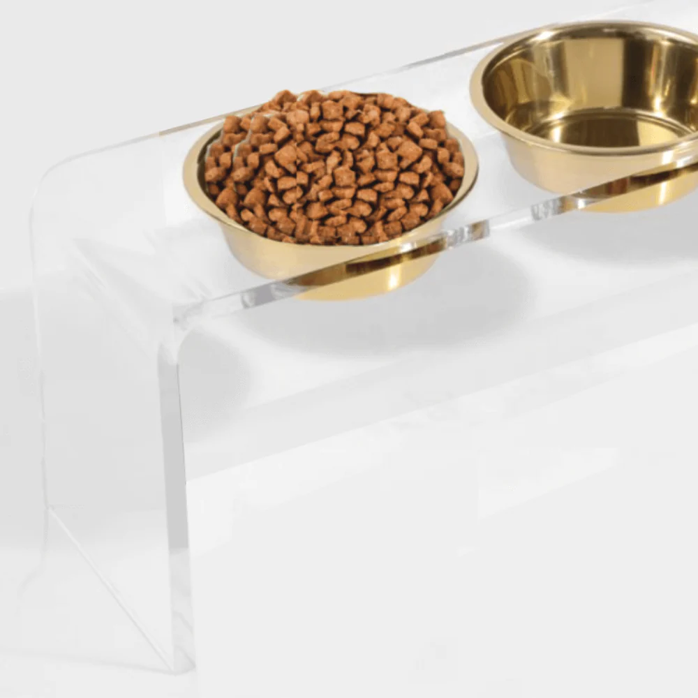 Tall Gold Double Feeder - Image 10