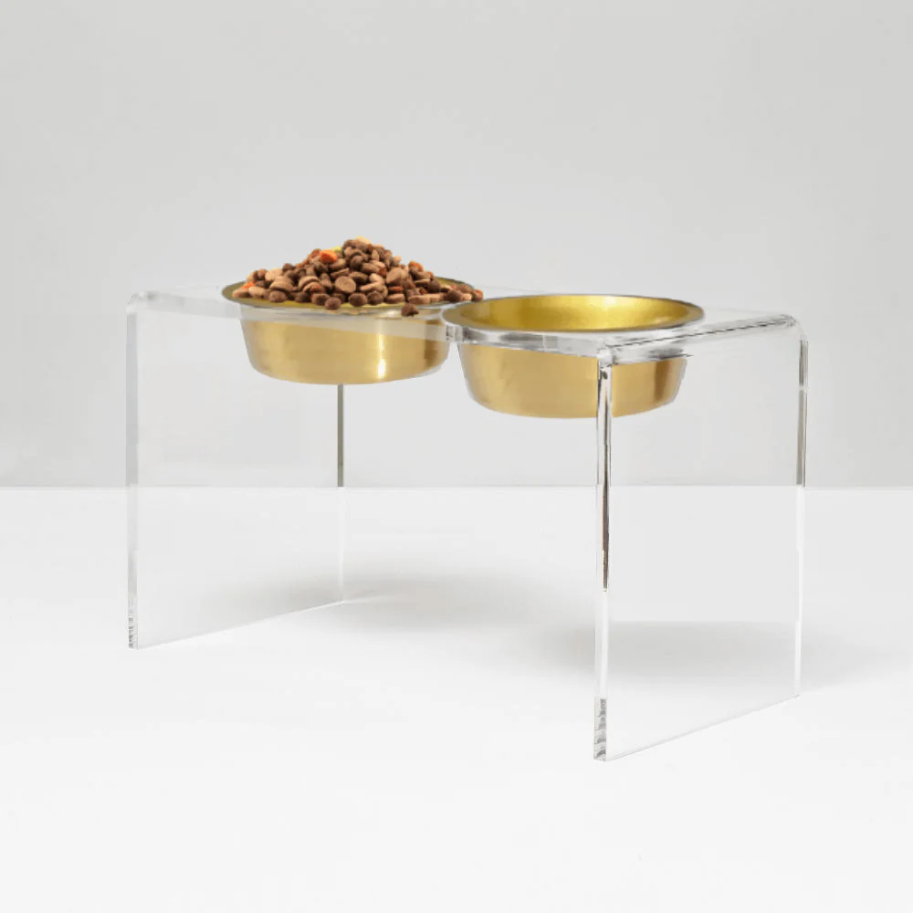 Tall Gold Double Feeder - Image 8